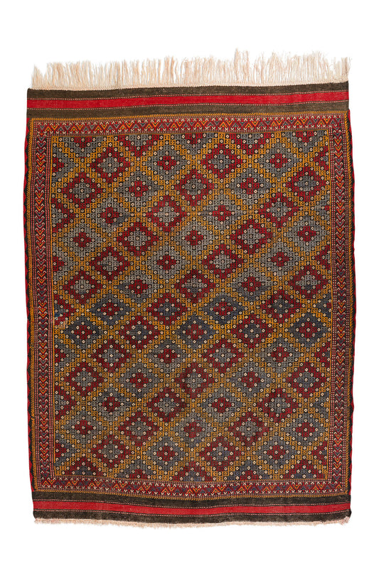 Boncuklu Zili Rug - Ayvacik Region